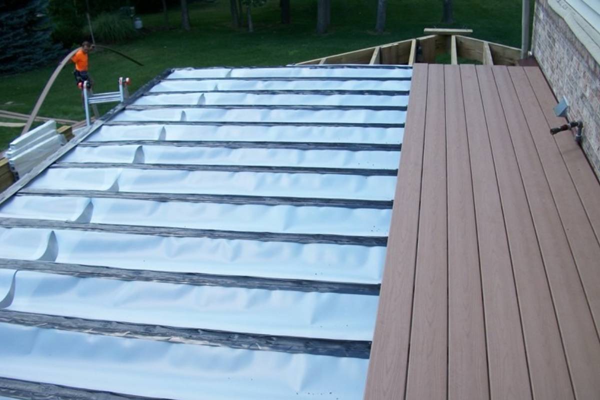 Drainage Under Deck